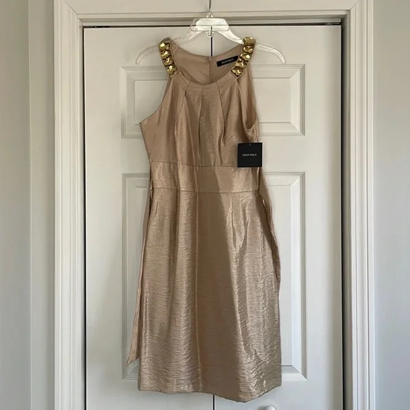 Ellen Tracy Dresses | Gold Ellen Tracy Dress | Color: Gold | Size: 10 | Katiedubois1009's Closet